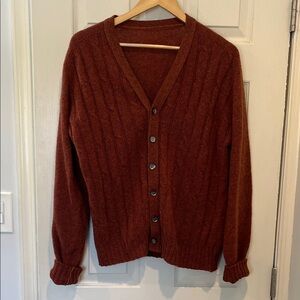 Cable-knit Cardigan